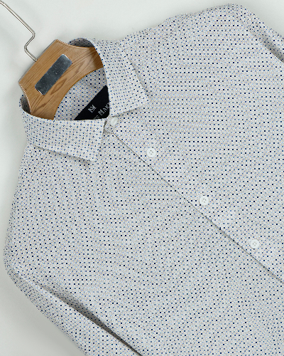 Luxury Print Stretch Shirt